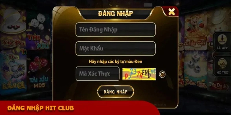 Hướng dẫn cách đăng nhập Hitclub
