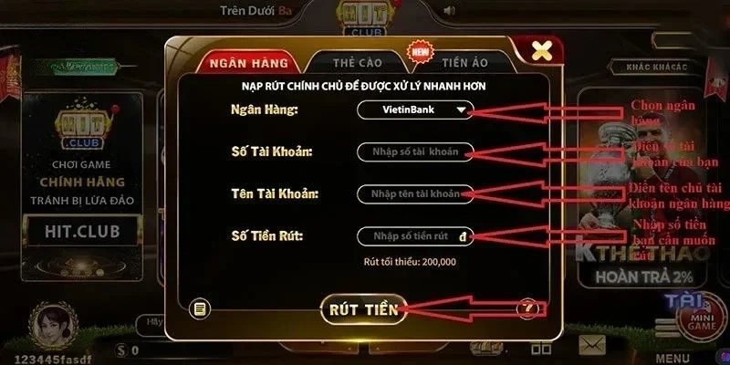 Rút tiền